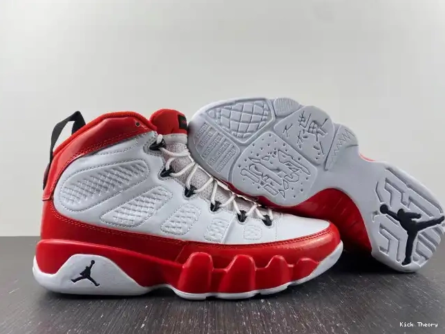 Kick Theory Air 9 Gym Retro White Red Jordan 302370-160 0621